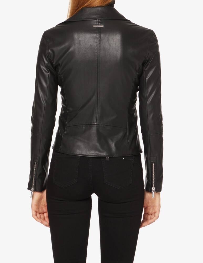 rinascente Armani Exchange Faux leather biker jacket