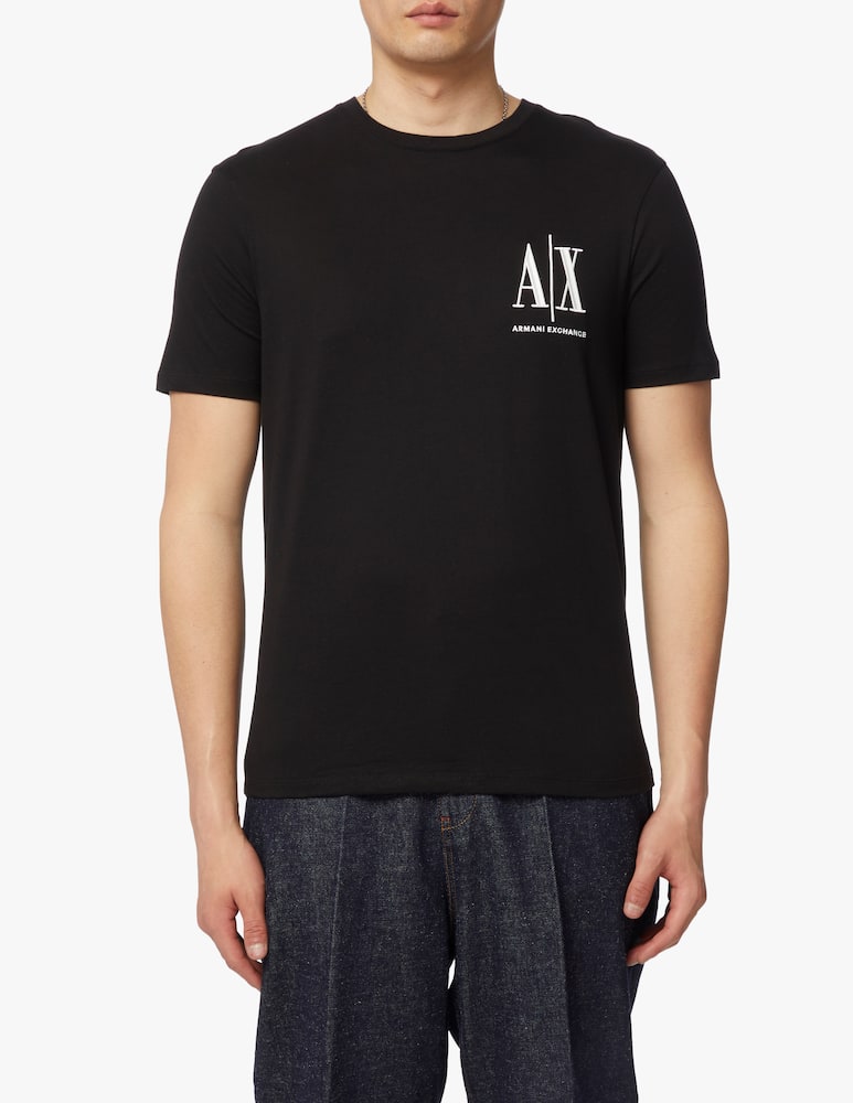 Armani Exchange Maglietta girocollo icon small - immagine 1 Armani Exchange Maglietta girocollo icon small - immagine 1