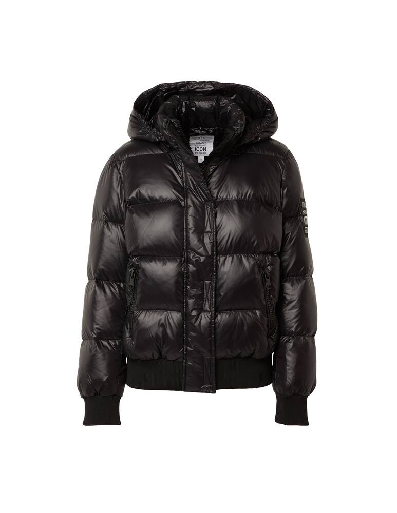 Armani Exchange Giacca bomber corta con cappuccio - Nero - immagine 5 Armani Exchange Giacca bomber corta con cappuccio - Nero - immagine 5