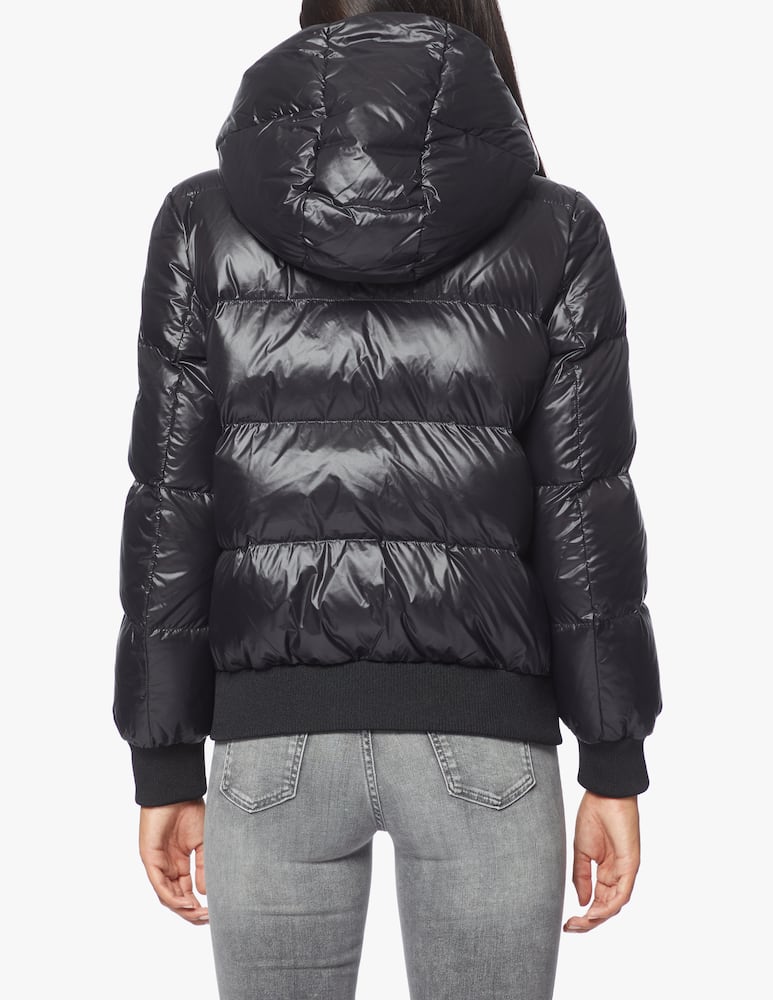 Armani Exchange Giacca bomber corta con cappuccio - Nero - immagine 3 Armani Exchange Giacca bomber corta con cappuccio - Nero - immagine 3