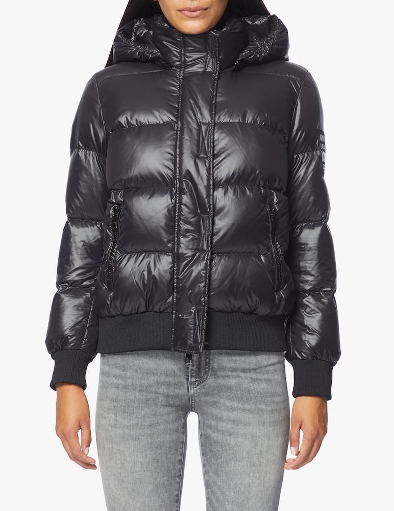 Armani Exchange Giacca bomber corta con cappuccio - Nero - immagine 1 Armani Exchange Giacca bomber corta con cappuccio - Nero - immagine 1