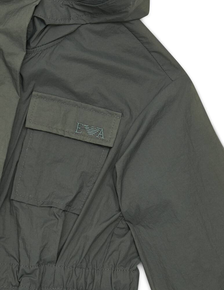 rinascente Emporio Armani Nylon hooded trench