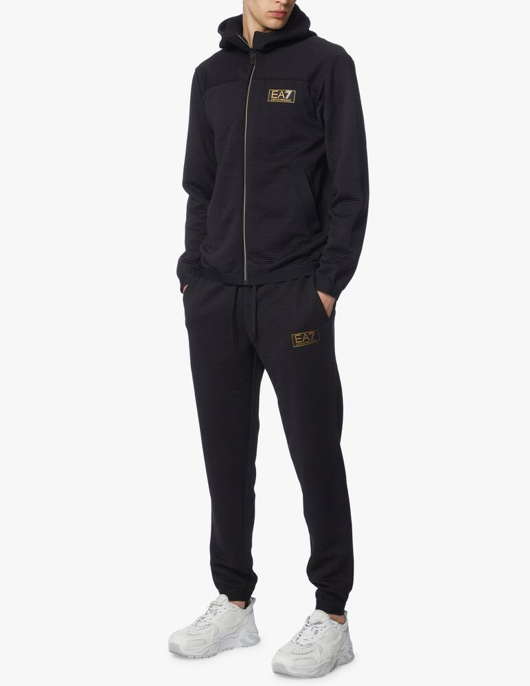 rinascente EA7 Felpa full zip con cappuccio