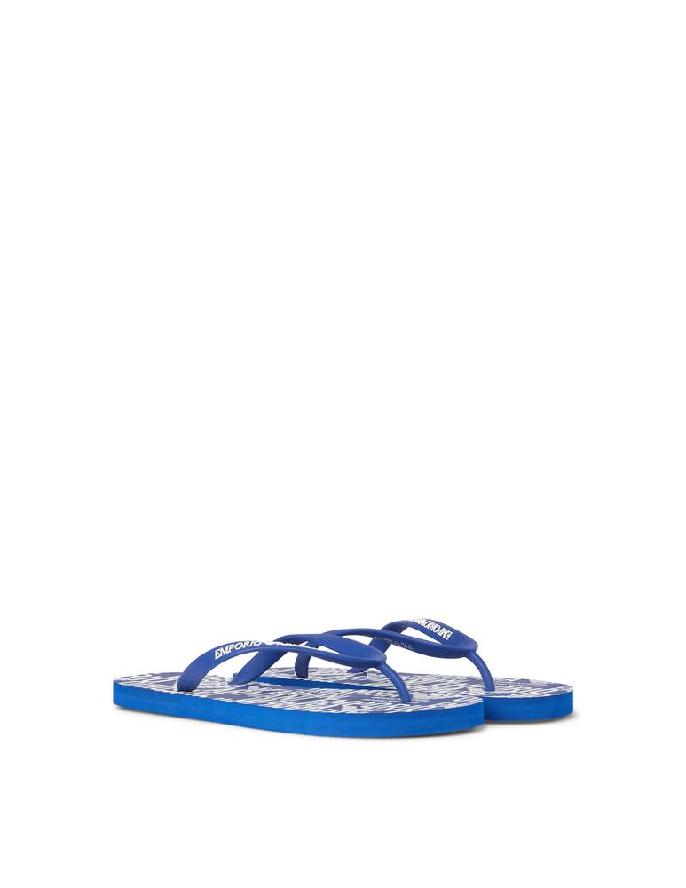 rinascente Emporio Armani Ao graphic flip flop
