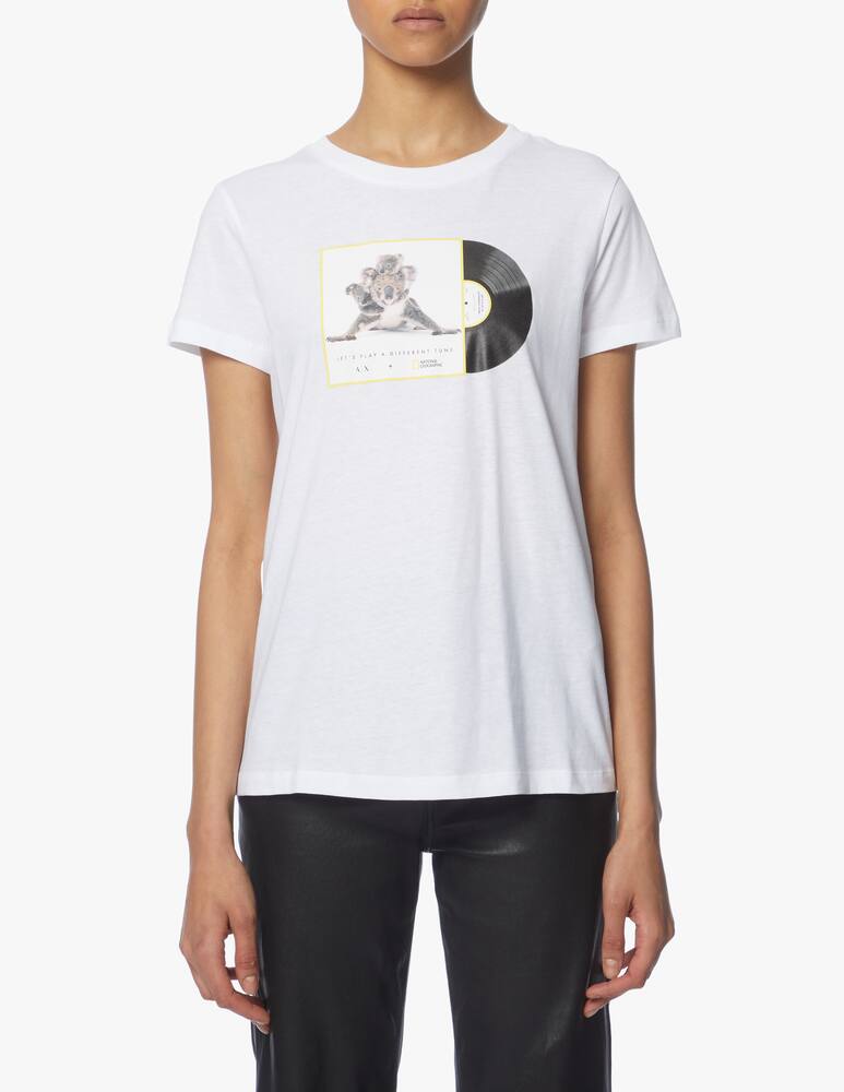 rinascente Armani Exchange T-shirt in cotone National Geographic