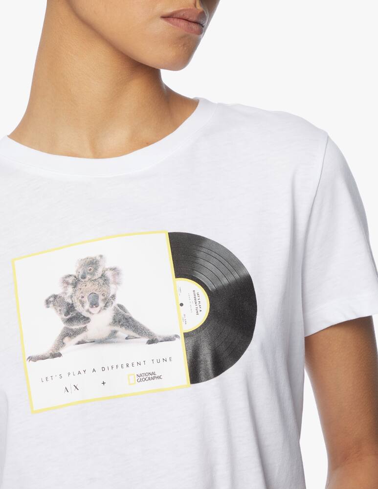 rinascente Armani Exchange T-shirt in cotone National Geographic