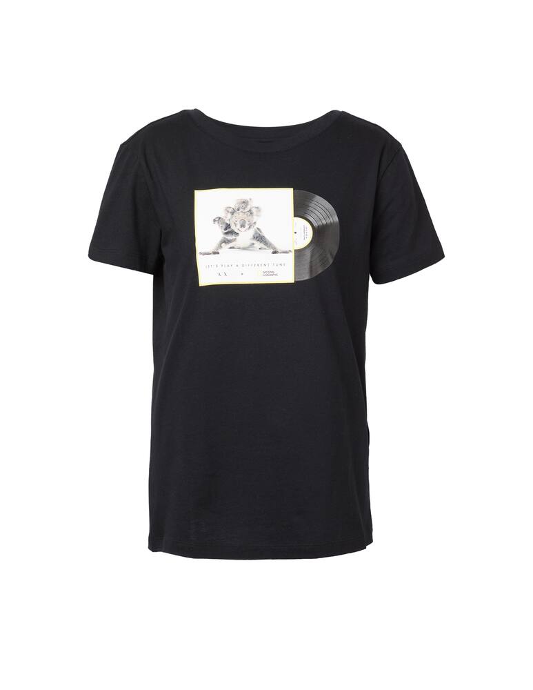 Armani Exchange T-shirt in cotone National Geographic - immagine 1 Armani Exchange T-shirt in cotone National Geographic - immagine 1