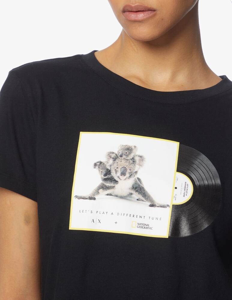 rinascente Armani Exchange T-shirt in cotone National Geographic