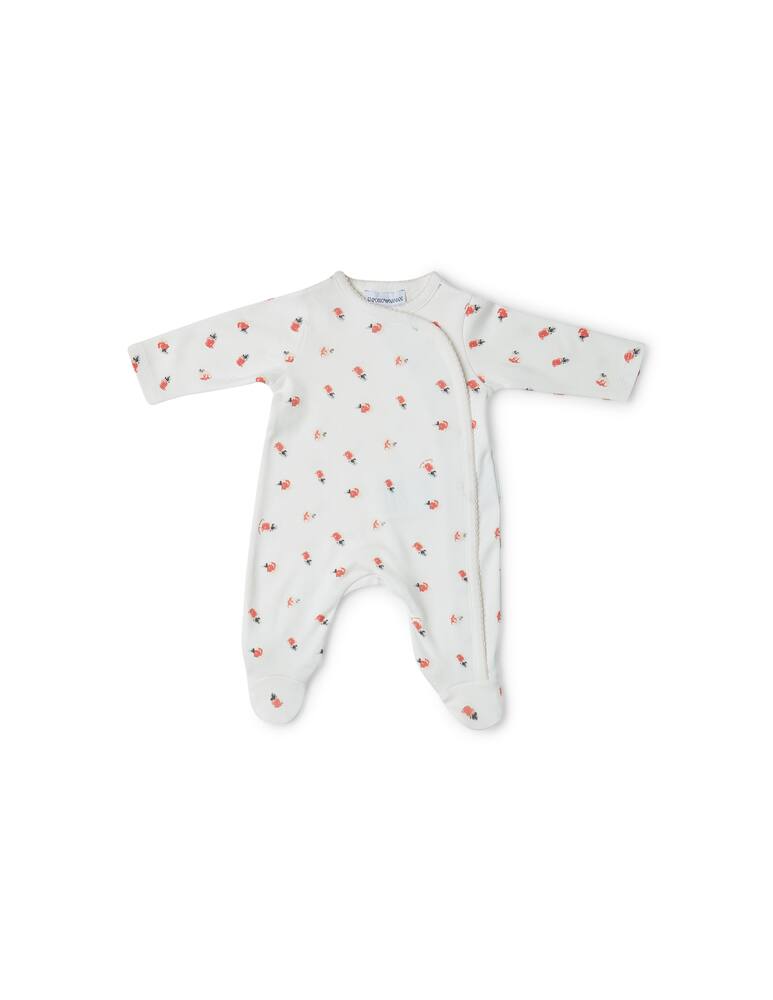 rinascente Emporio Armani Set regalo: 2 tutine lunghe con piede fiorate