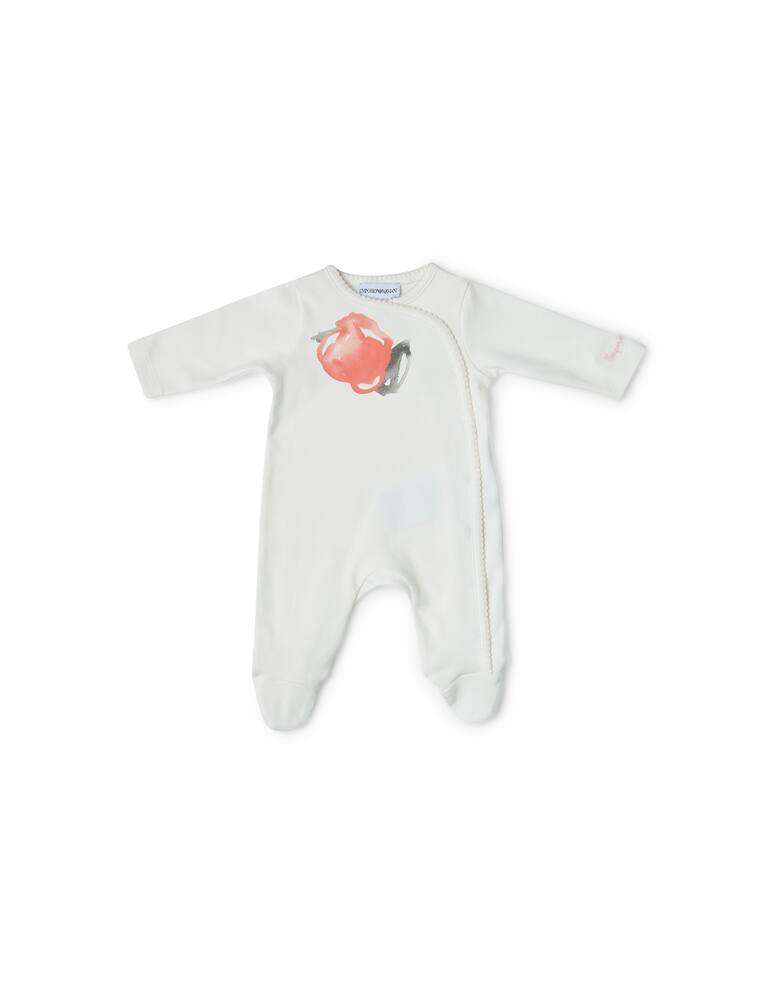 rinascente Emporio Armani Set regalo: 2 tutine lunghe con piede fiorate