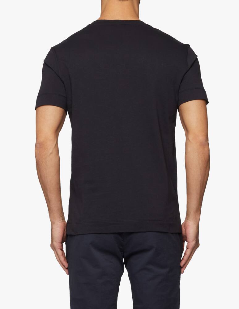 rinascente Emporio Armani Jersey t-shirt with embroidered signature