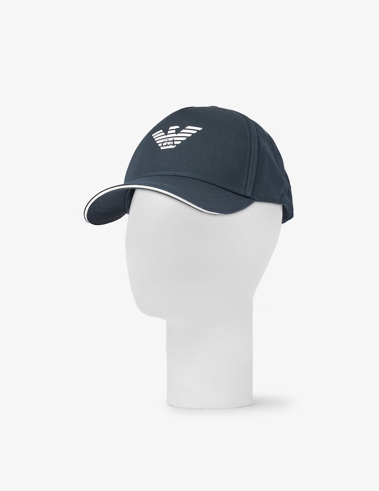 Emporio Armani Cappello baseball stampa aquila - blu - immagine 1 Emporio Armani Cappello baseball stampa aquila - blu - immagine 1