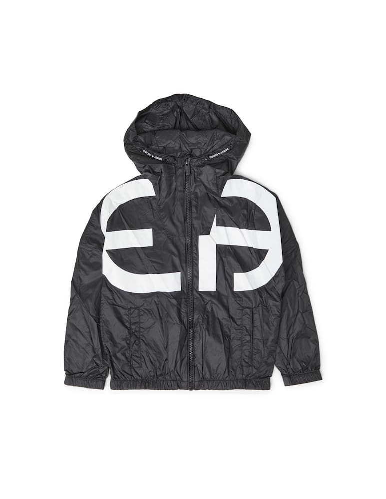 rinascente Emporio Armani Logo hooded jacket