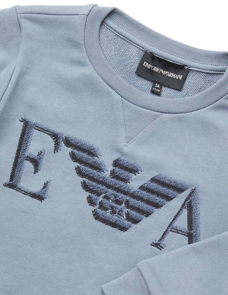 rinascente Emporio Armani Ea logo roundneck swatshirt