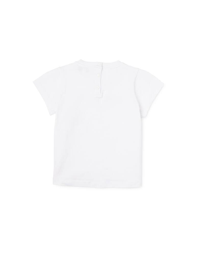 rinascente Emporio Armani Waterpaint logo t-shirt