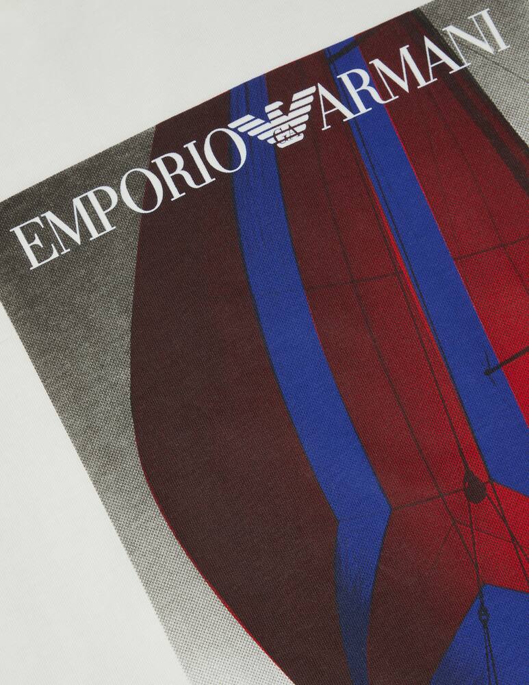 Emporio Armani Printed boat jersey t-shirt - picture 2 Emporio Armani Printed boat jersey t-shirt - picture 2