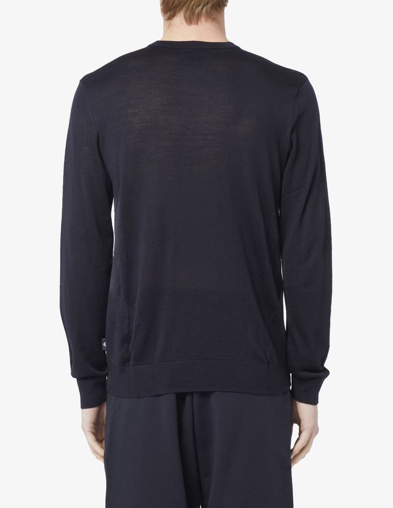 rinascente Emporio Armani F14 wool lyocell crewneck jumper