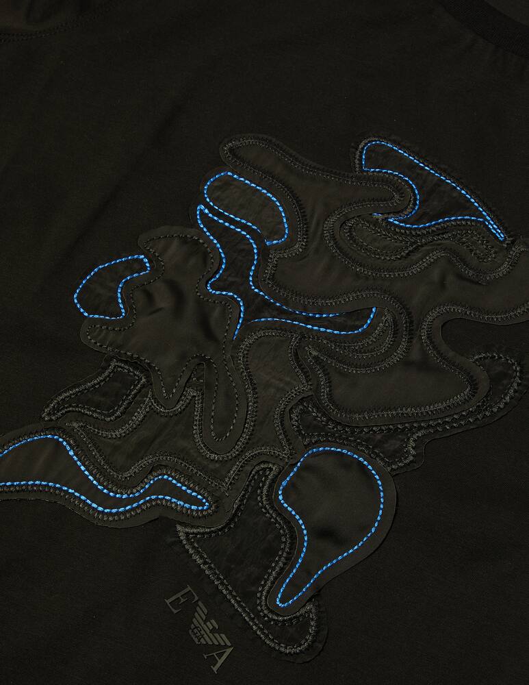 rinascente Emporio Armani Camo patchwork t-shirt