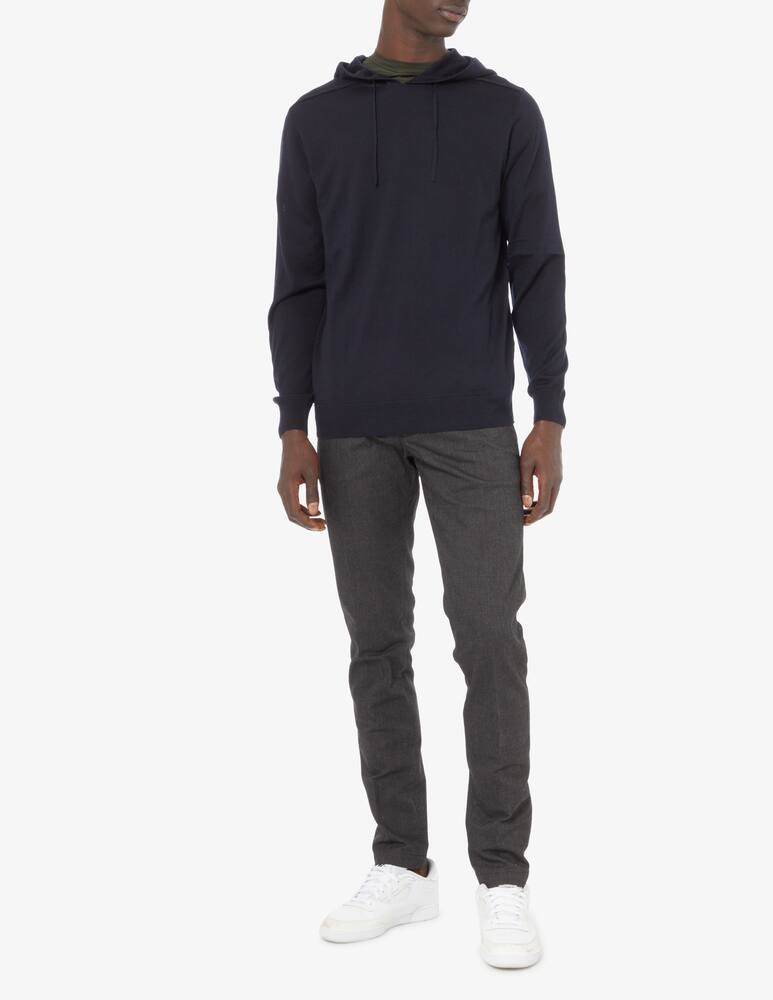 rinascente Emporio Armani Wool hoodie - Blue