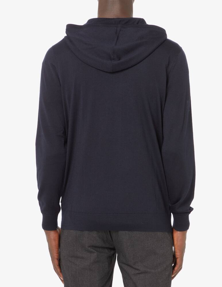 rinascente Emporio Armani Wool hoodie - Blue
