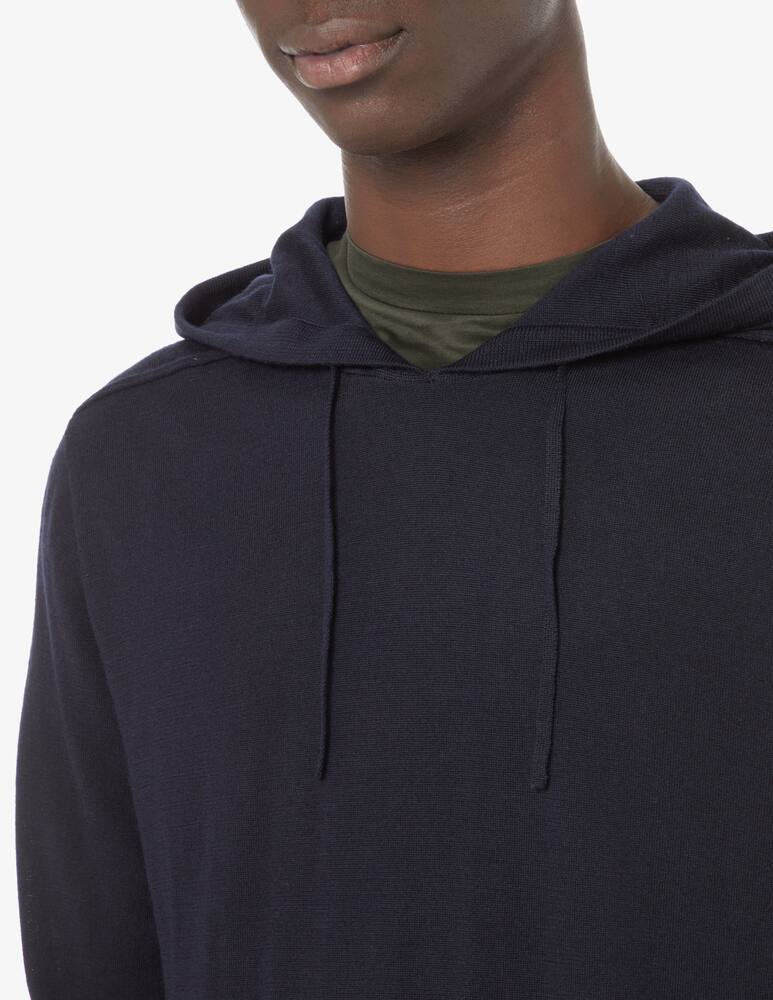 rinascente Emporio Armani Wool hoodie - Blue