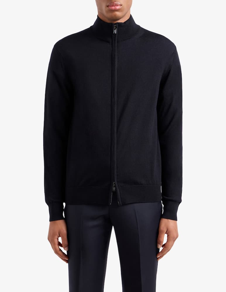 rinascente Emporio Armani Cardigan zip in lana
