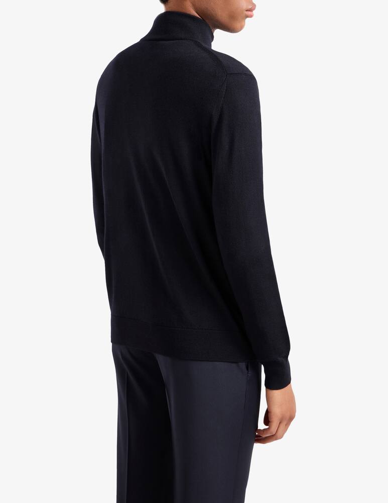 rinascente Emporio Armani Cardigan zip in lana