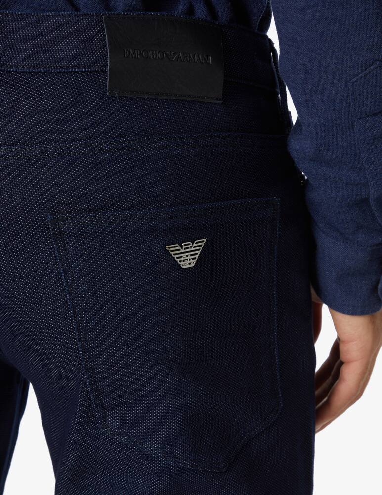 rinascente Emporio Armani Jeans slim puntinato