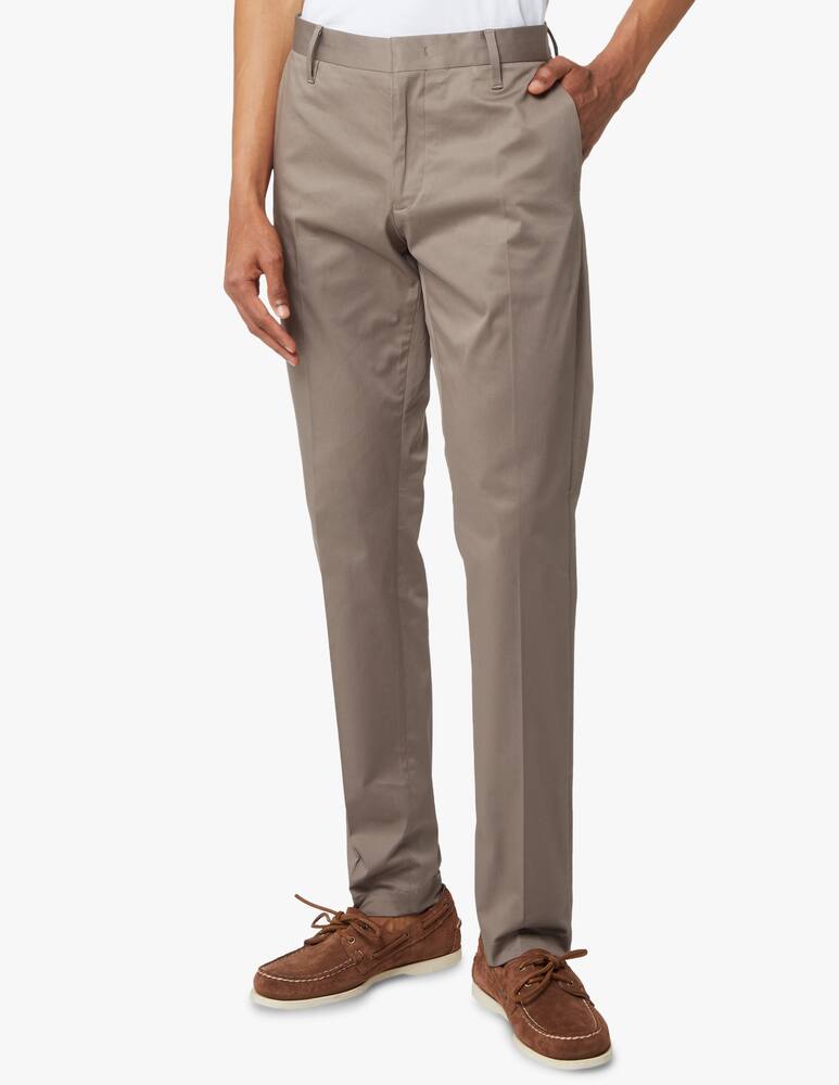 rinascente Emporio Armani Bright cotton gabardine chino pant - beige