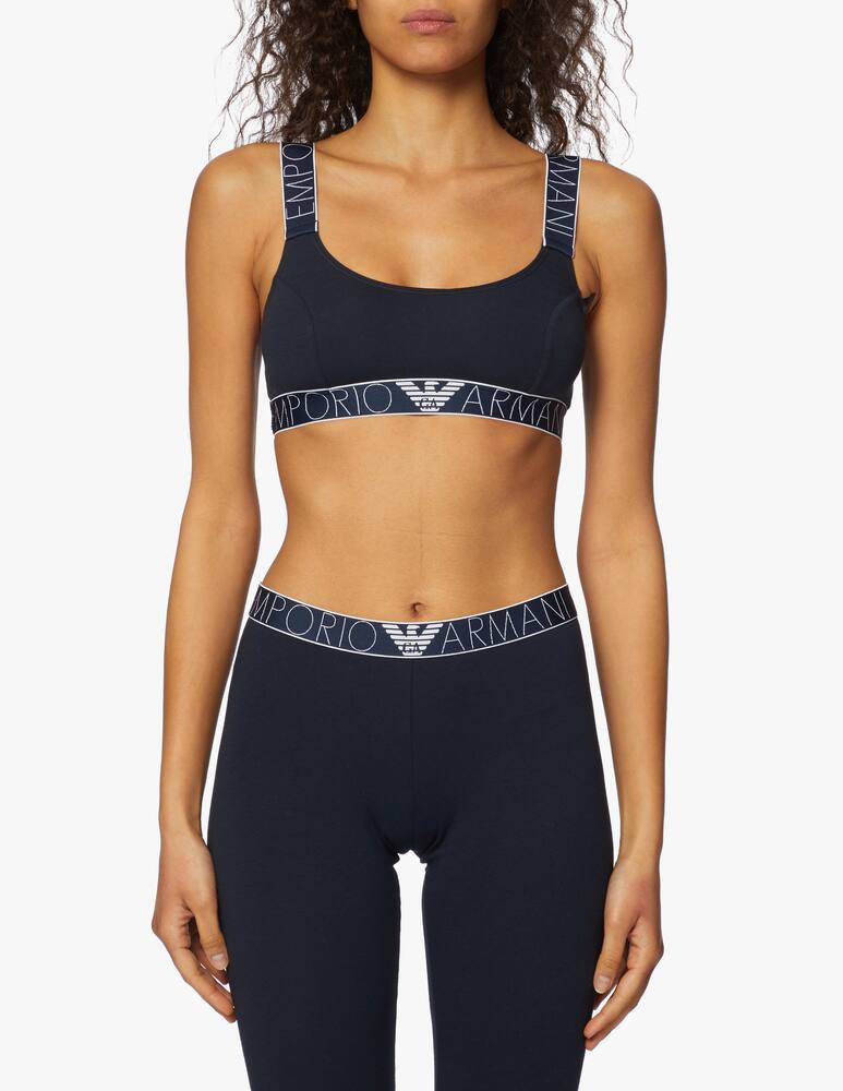 rinascente Emporio Armani Cotton bralette bra