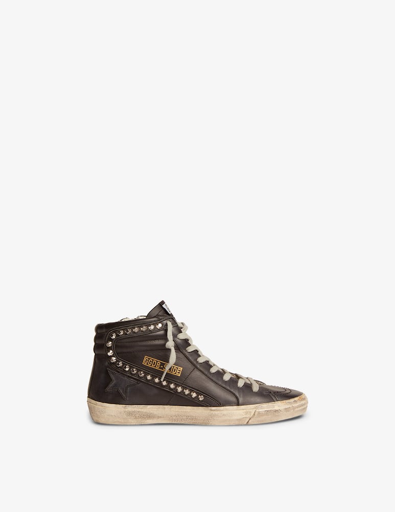 Golden Goose Slide Classic high-top leather sneakers - picture 1 Golden Goose Slide Classic high-top leather sneakers - picture 1