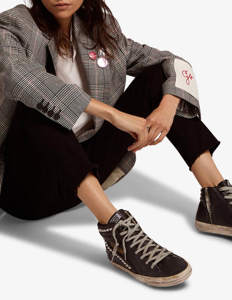 rinascente Golden Goose Sneakers alte in pelle Slide Classic