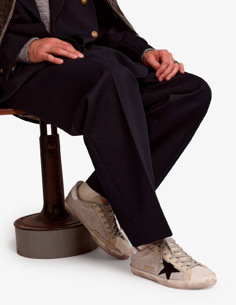 rinascente Golden Goose sneaker super-star net suede star