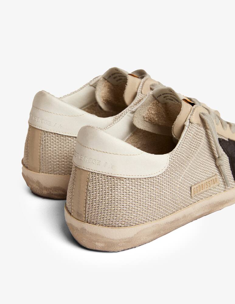 rinascente Golden Goose sneaker super-star net suede star