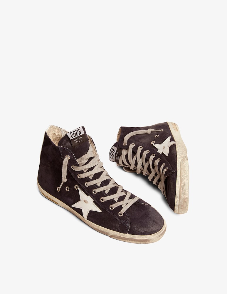 Golden Goose sneaker francy suede upper shiny leather star - immagine 2 Golden Goose sneaker francy suede upper shiny leather star - immagine 2