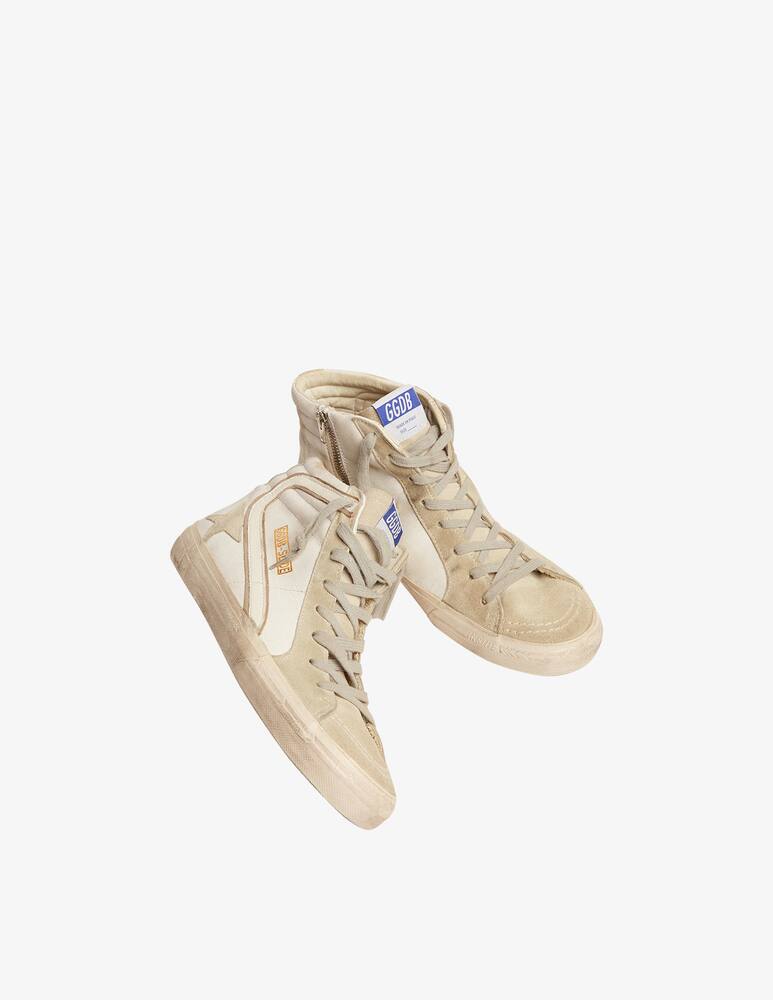 rinascente Golden Goose Slide high top leather sneakers 