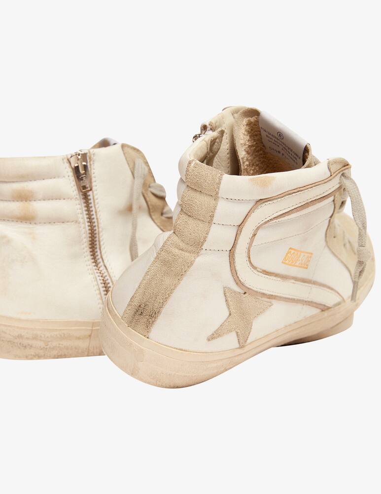 Golden Goose Sneakers alte in pelle slide  - immagine 3