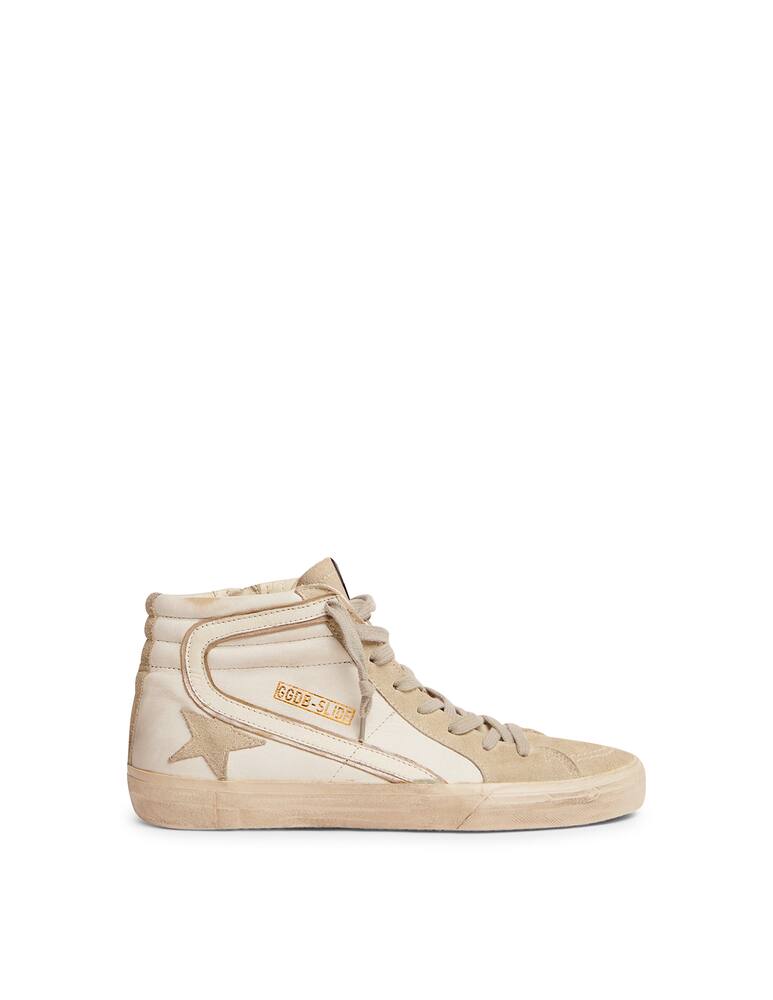 Golden Goose Sneakers alte in pelle slide  - immagine 4