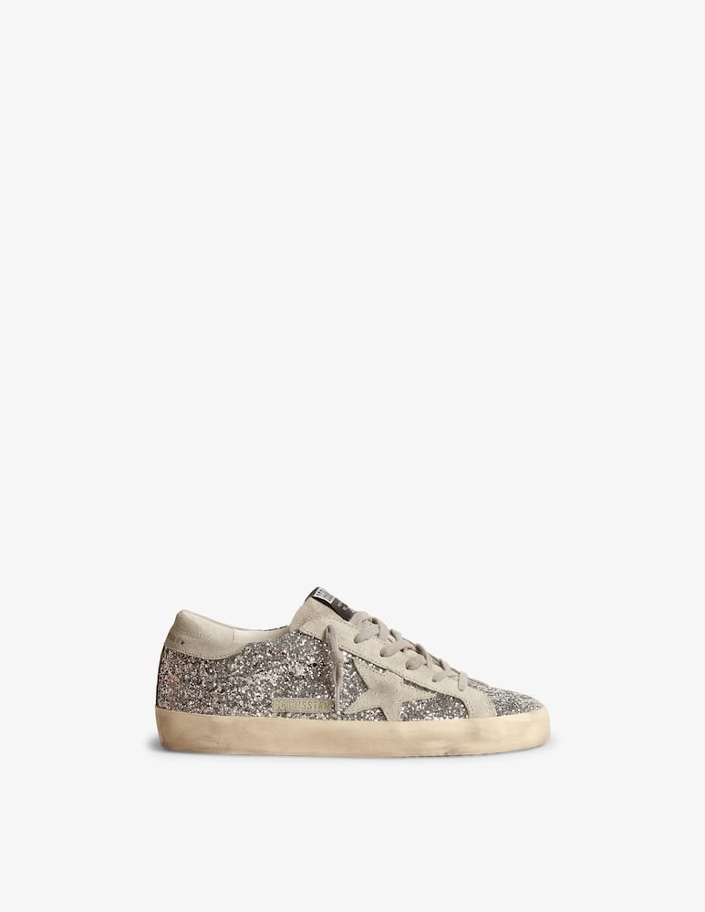 Golden Goose Sneakers in pelle scamosciata con tomaia glitterata - immagine 5 Golden Goose Sneakers in pelle scamosciata con tomaia glitterata - immagine 5