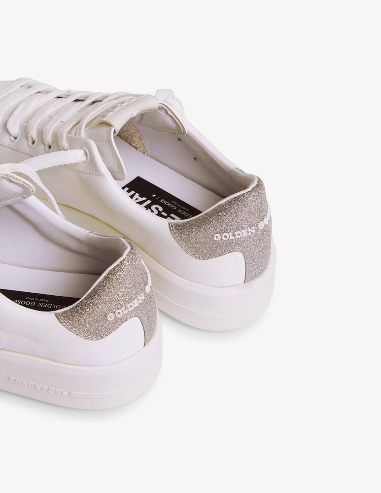 Golden Goose Sneakers Purestar con talloncino glitter - immagine 3 Golden Goose Sneakers Purestar con talloncino glitter - immagine 3