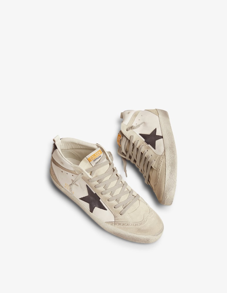Golden Goose Sneakers in pelle mid star - immagine 2 Golden Goose Sneakers in pelle mid star - immagine 2