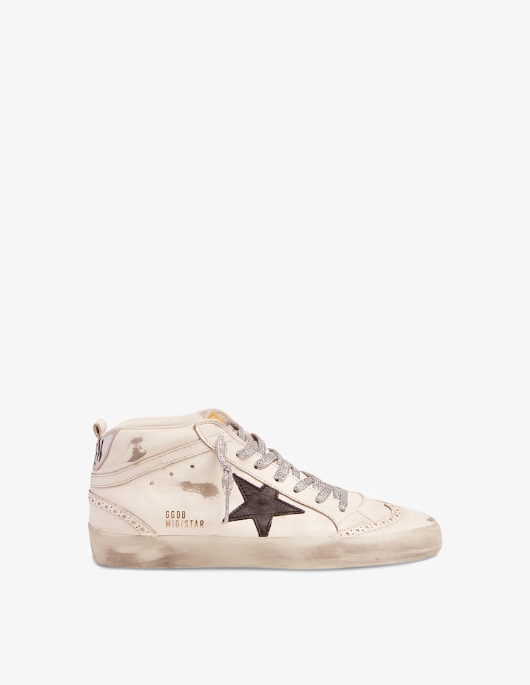 Golden Goose Sneakers in pelle Mid Star - immagine 2 Golden Goose Sneakers in pelle Mid Star - immagine 2