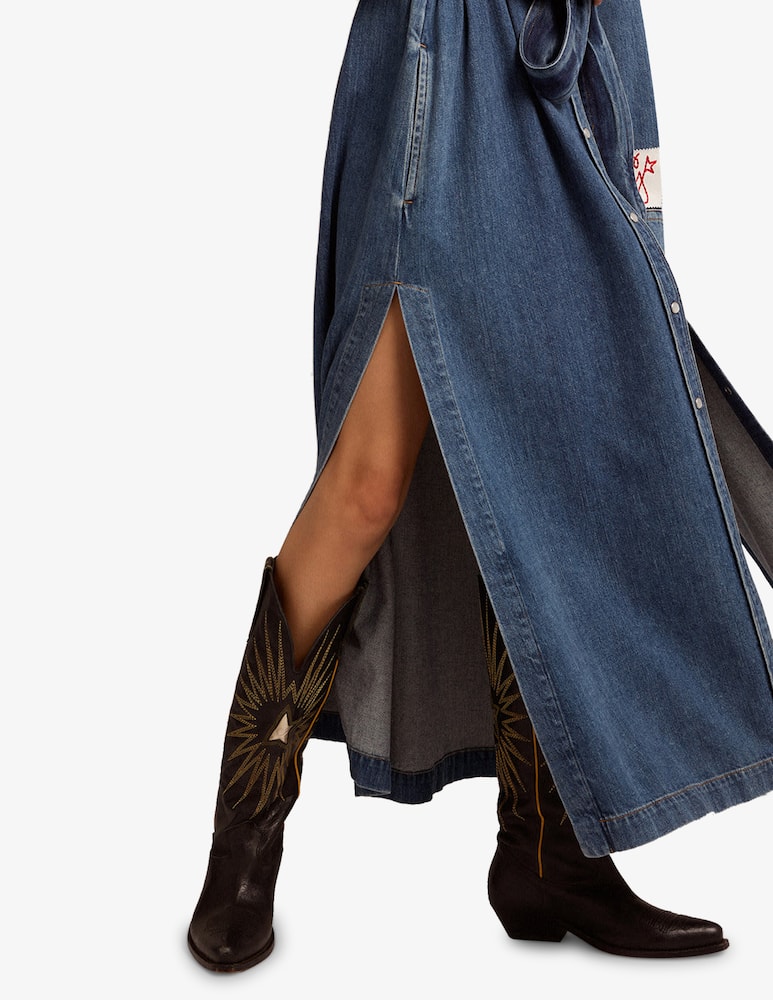 rinascente Golden Goose Wish star leather boots