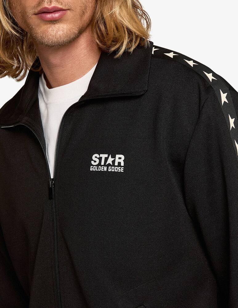 rinascente Golden Goose Denis technical logo star track jacket 