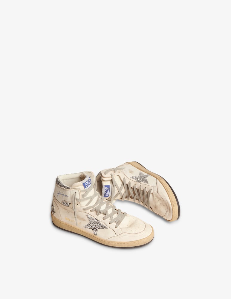 rinascente Golden Goose Sneaker Sky Star Nappa Serigraph glitter