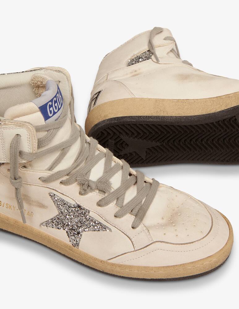 rinascente Golden Goose Sneaker Sky Star Nappa Serigraph glitter