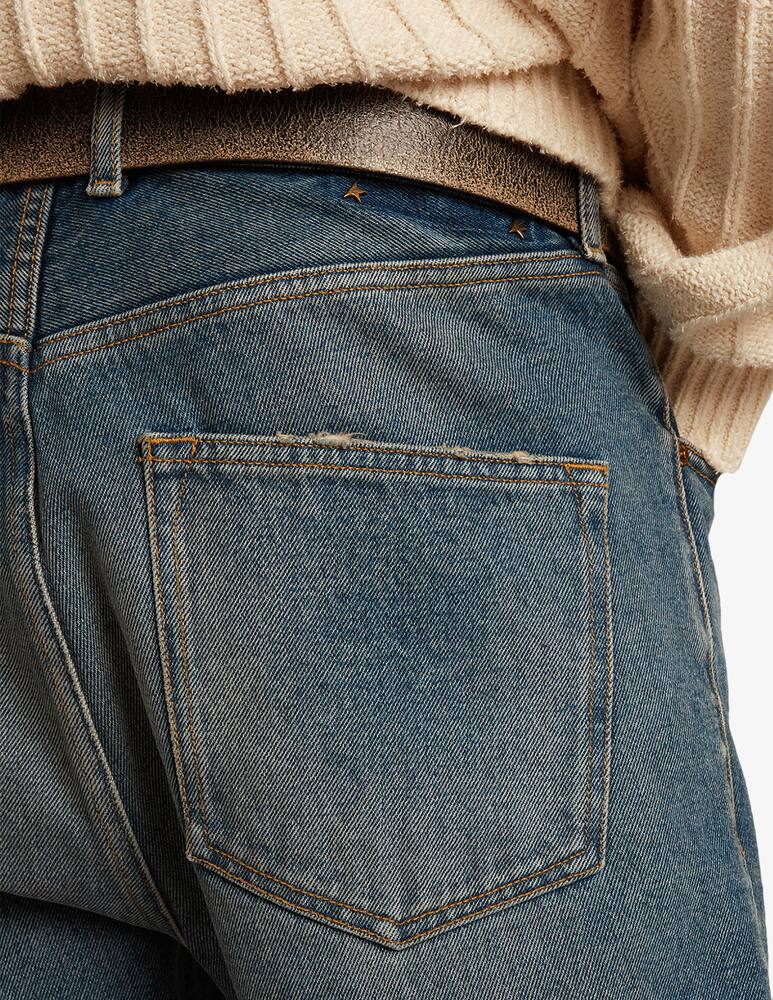 rinascente Golden Goose Happy slim fit stone washed jeans 