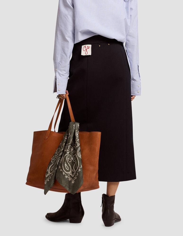 rinascente Golden Goose Golden buttoned compact skirt