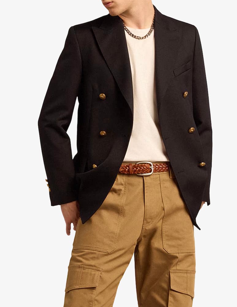 Golden Goose Giacca a blazer compact a doppio petto - immagine 1 Golden Goose Giacca a blazer compact a doppio petto - immagine 1