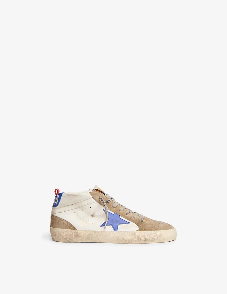 rinascente Golden Goose Sneakers Mid Star in pelle
